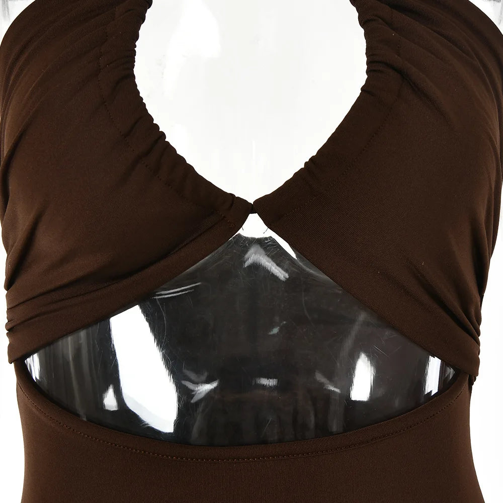 TrenddVibe™ Midnight Midi Sculpt Dress