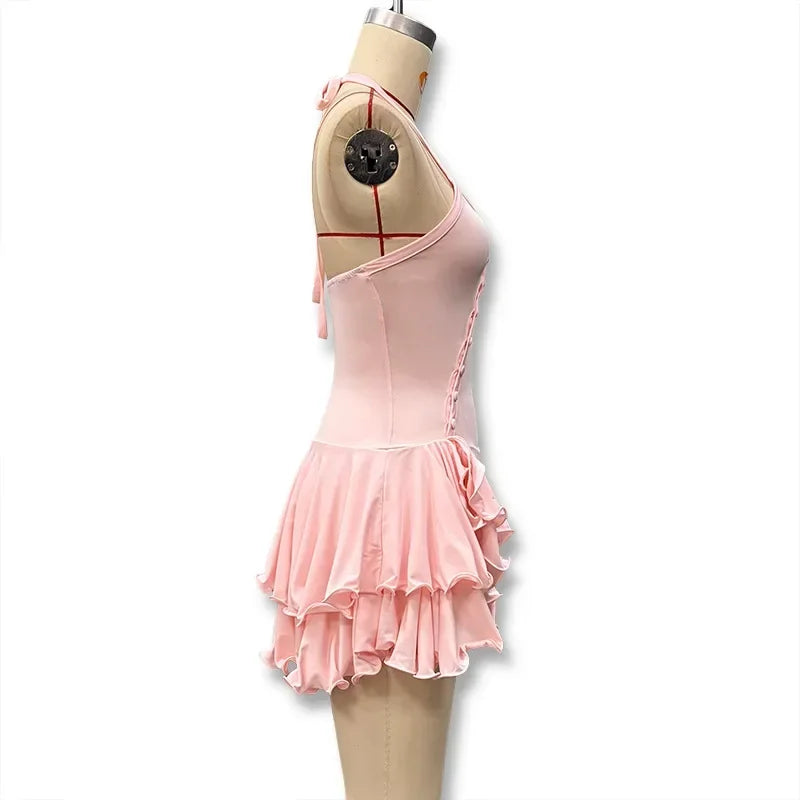 TrenddVibe™ Ruffle Romance Mini Dress
