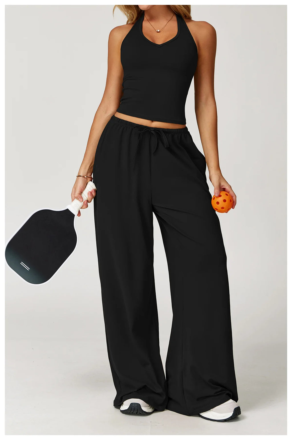 TrenddVibe™ FlowMotion Wide-Leg Sport Pants