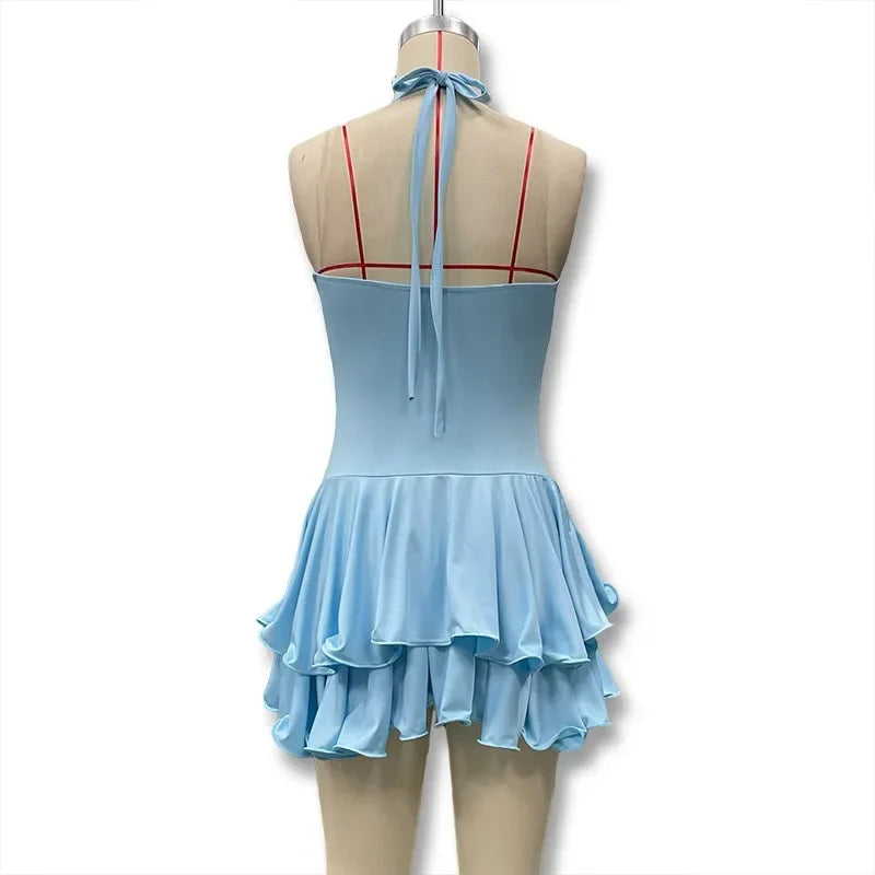 TrenddVibe™ Ruffle Romance Mini Dress