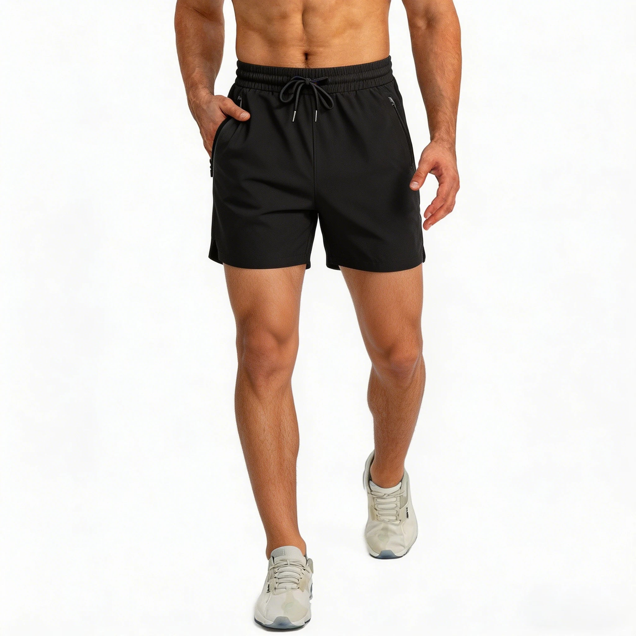 TrendVibe Men’s Quick-Dry Athletic Sports Shorts – Breathable, Elastic Waist, Performance Fit