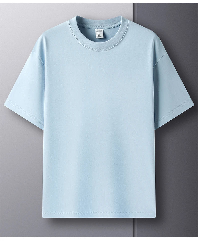TrenddVibe™ Premium Cotton Casual Summer Tee – Loose Fit Unisex