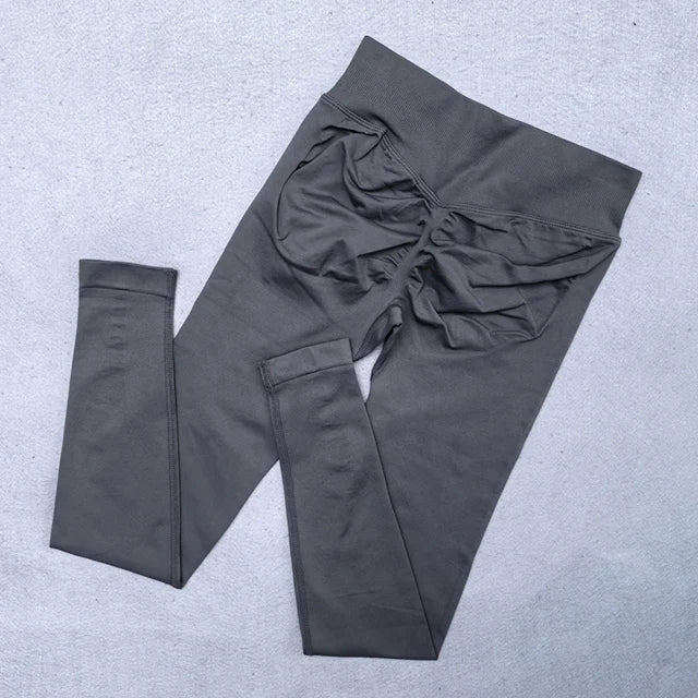 TrenddVibe™ Sculpt-Seamless Scrunch Leggings