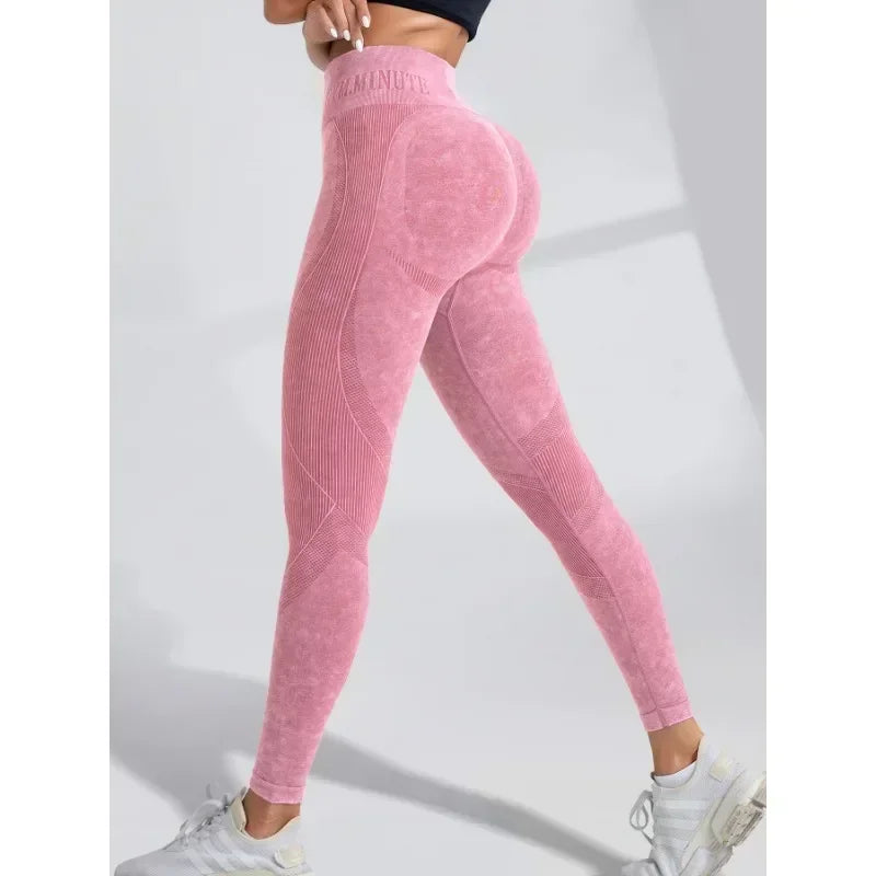 TrenddVibe™ Urban-Flex Letter-Waist Tights