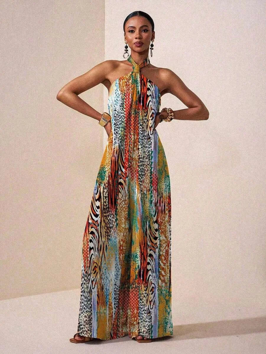 TrenddVibe™ Coastal Escape Maxi Dress