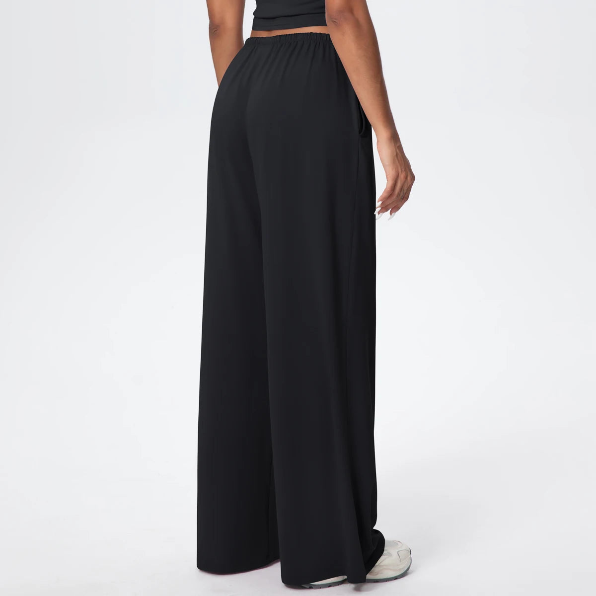 TrenddVibe™ CloudFlow Wide-Leg Yoga Pants