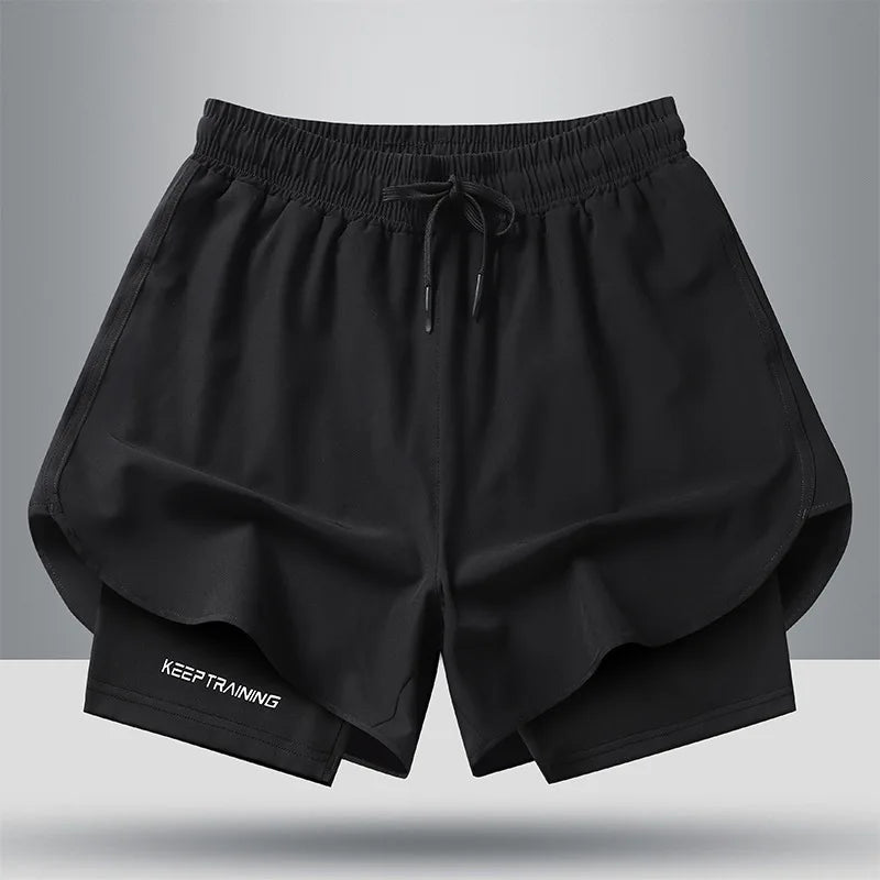 TrendVibe Men’s Quick-Dry Athletic Sports Shorts – Breathable, Elastic Waist, Performance Fit