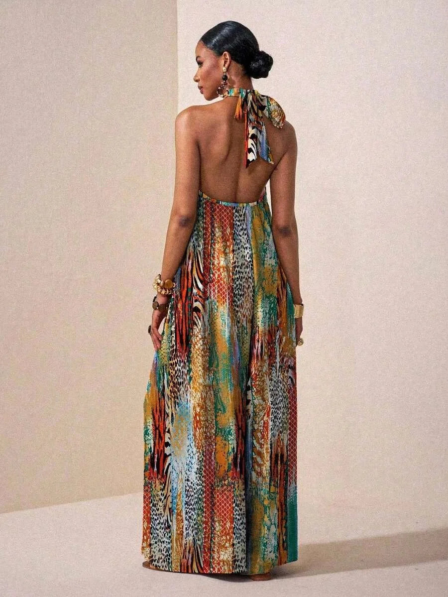 TrenddVibe™ Coastal Escape Maxi Dress