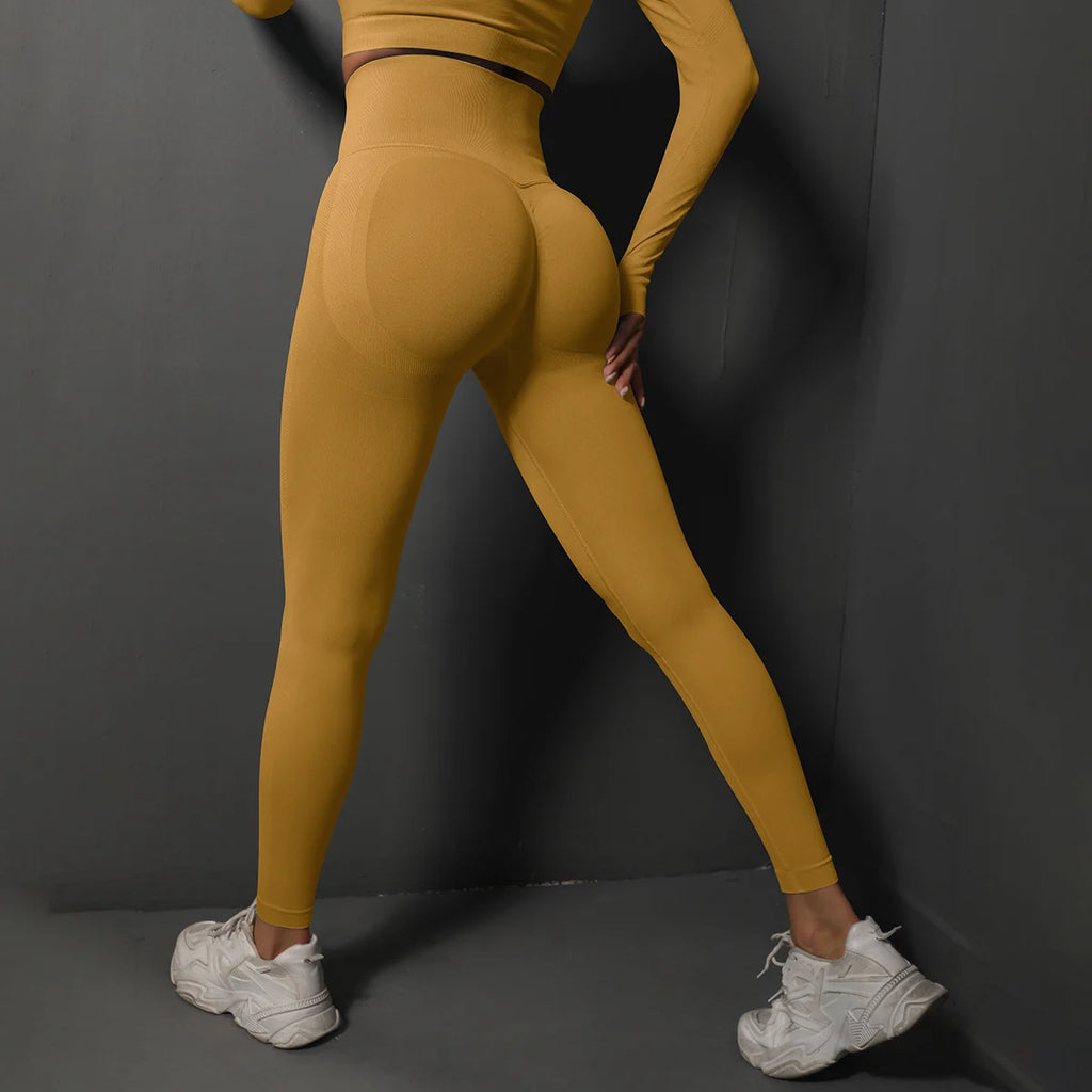TrenddVibe™ Sculpt-Lift High-Waist Seamless Leggings