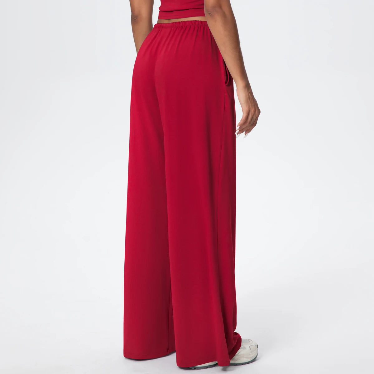 TrenddVibe™ CloudFlow Wide-Leg Yoga Pants