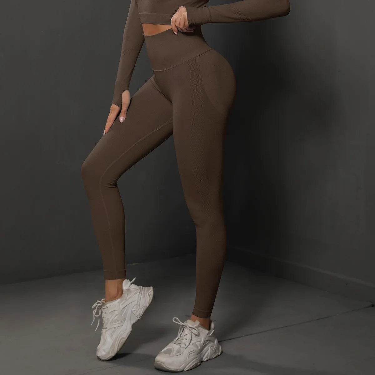 TrenddVibe™ Sculpt-Lift High-Waist Seamless Leggings