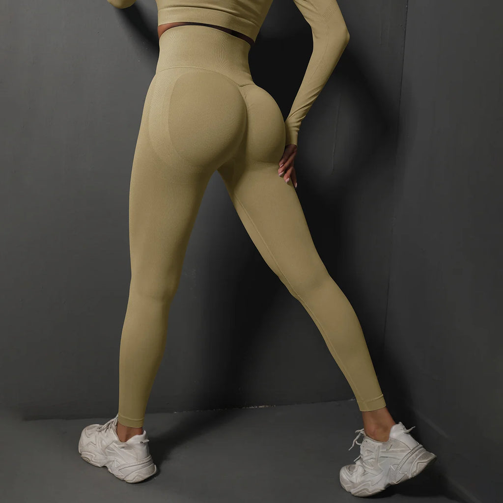 TrenddVibe™ Sculpt-Lift High-Waist Seamless Leggings