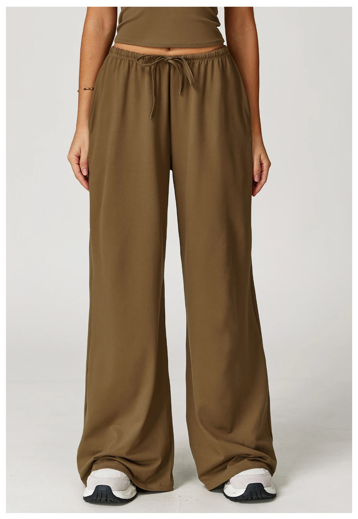 TrenddVibe™ FlowMotion Wide-Leg Sport Pants