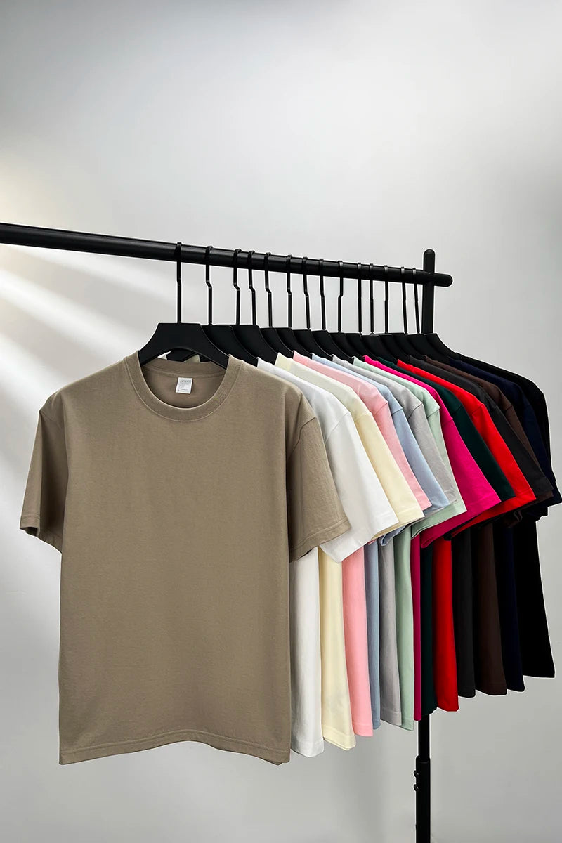 TrenddVibe™ Premium Cotton Casual Summer Tee – Loose Fit Unisex