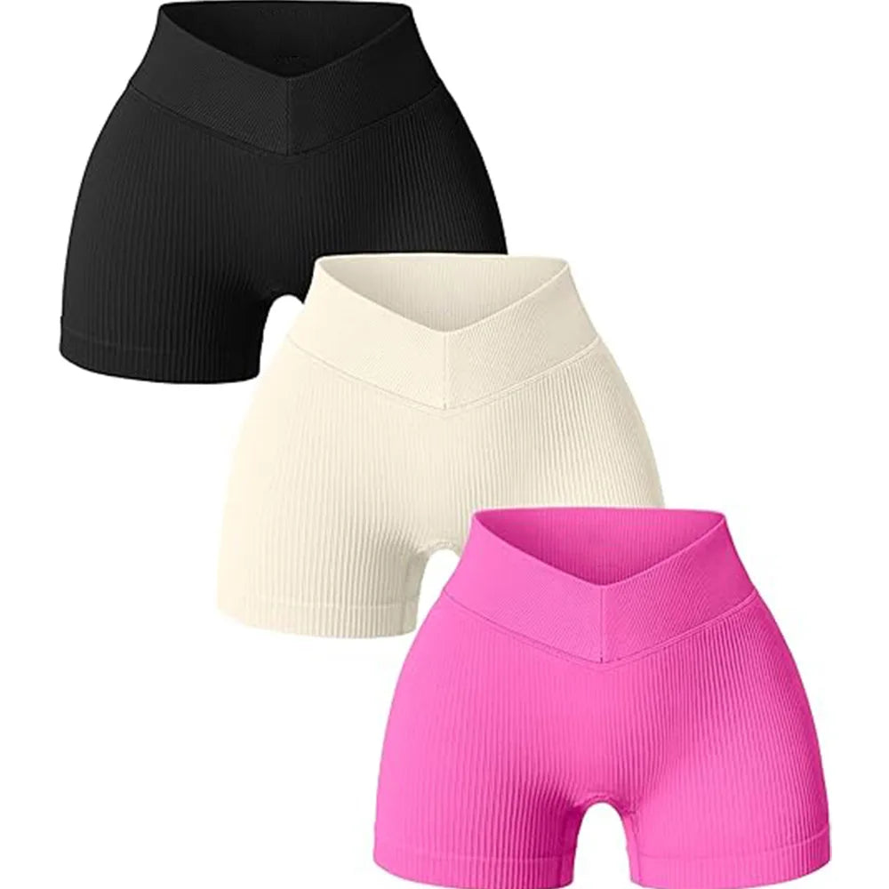 TrenddVibe™ Sculpt-Flex Seamless Workout Shorts