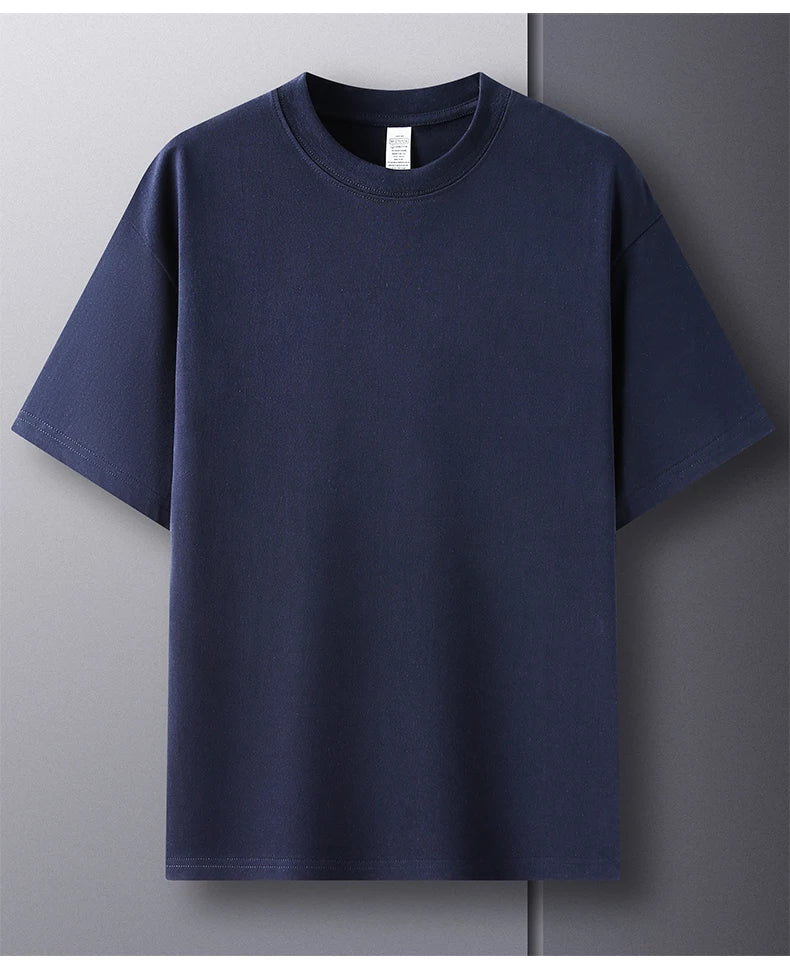 TrenddVibe™ Premium Cotton Casual Summer Tee – Loose Fit Unisex