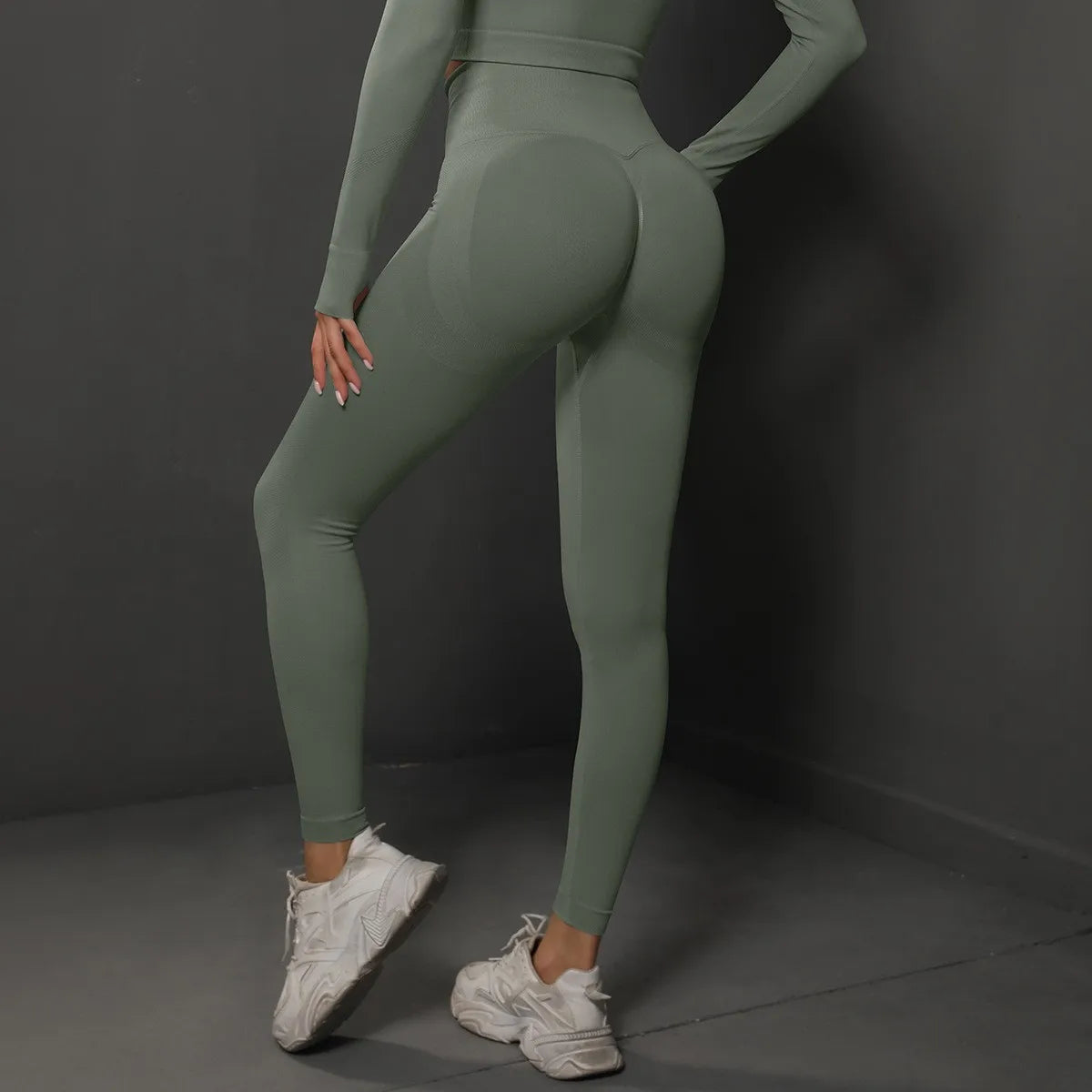 TrenddVibe™ Sculpt-Lift High-Waist Seamless Leggings