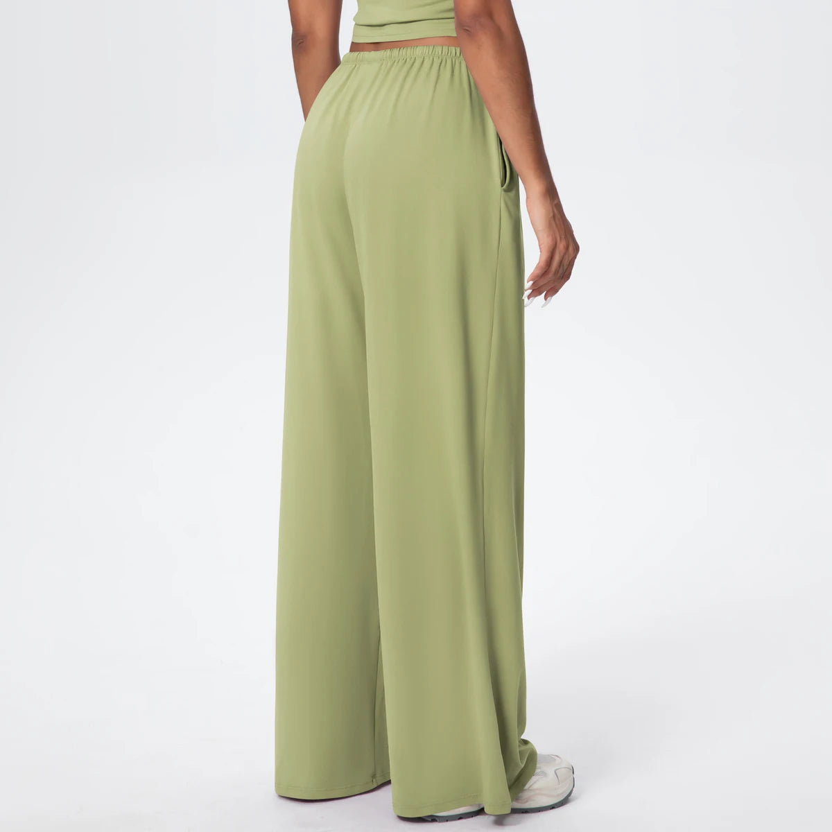 TrenddVibe™ CloudFlow Wide-Leg Yoga Pants