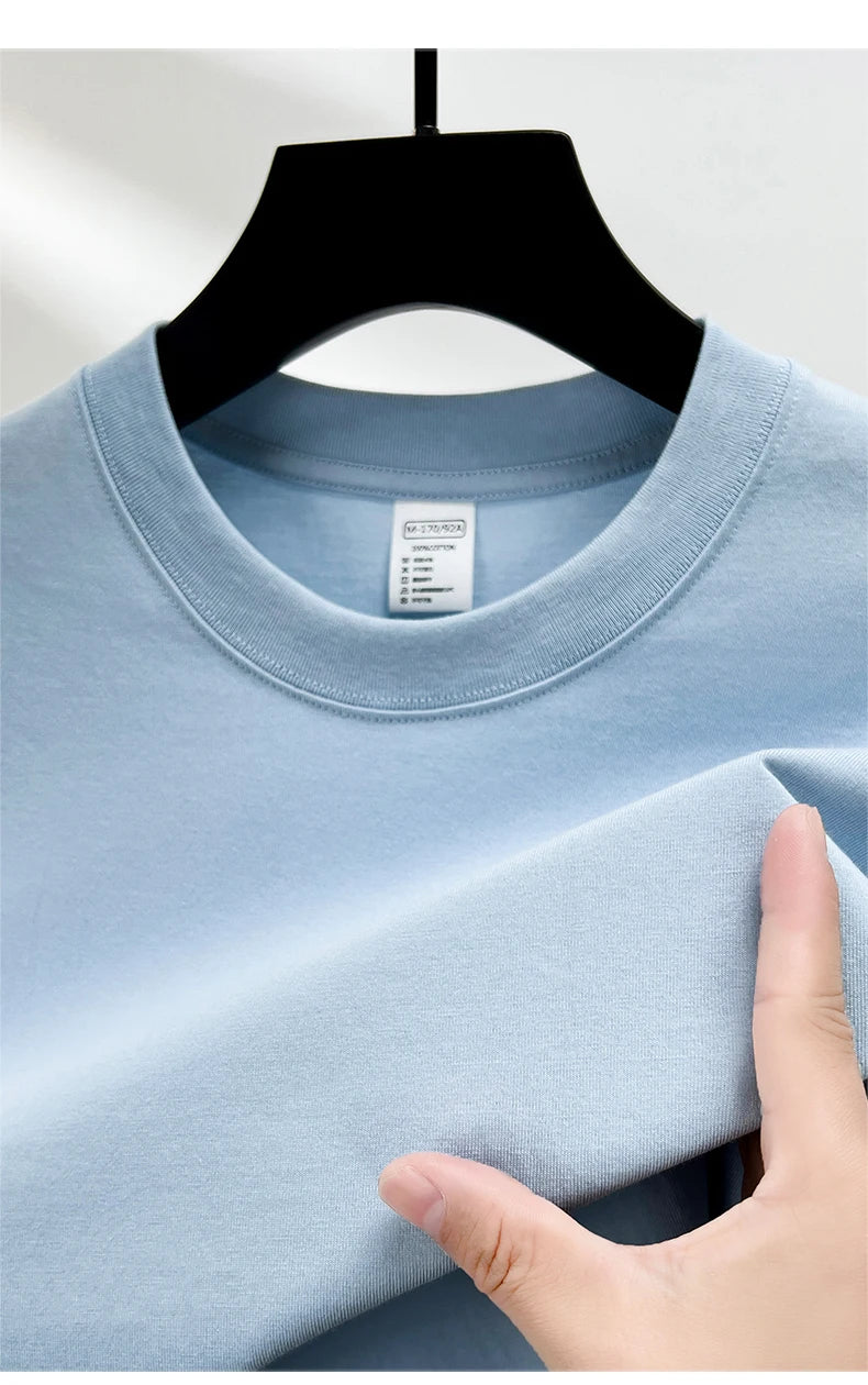 TrenddVibe™ Premium Cotton Casual Summer Tee – Loose Fit Unisex