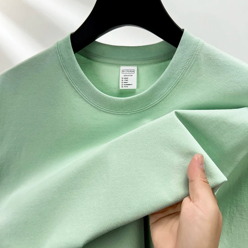 TrenddVibe™ Premium Cotton Casual Summer Tee – Loose Fit Unisex