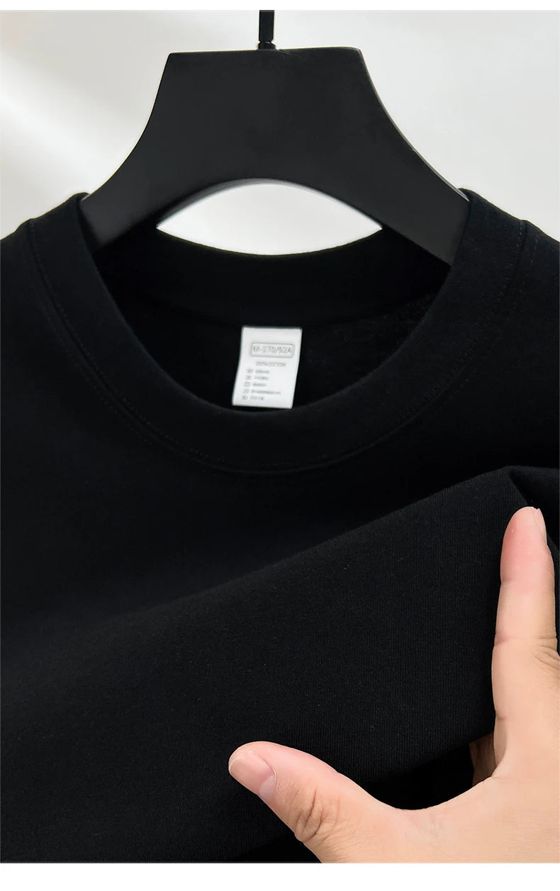 TrenddVibe™ Premium Cotton Casual Summer Tee – Loose Fit Unisex