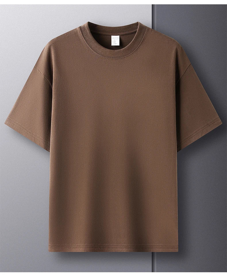 TrenddVibe™ Premium Cotton Casual Summer Tee – Loose Fit Unisex