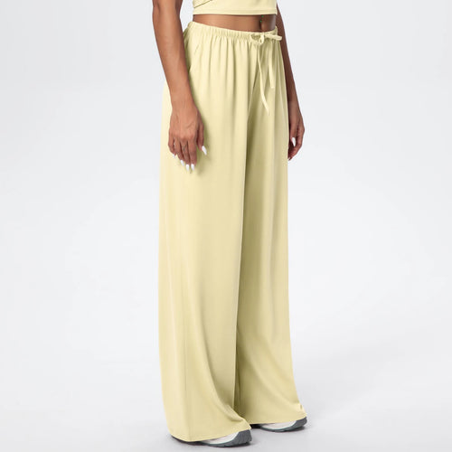 TrenddVibe™ CloudFlow Wide-Leg Yoga Pants