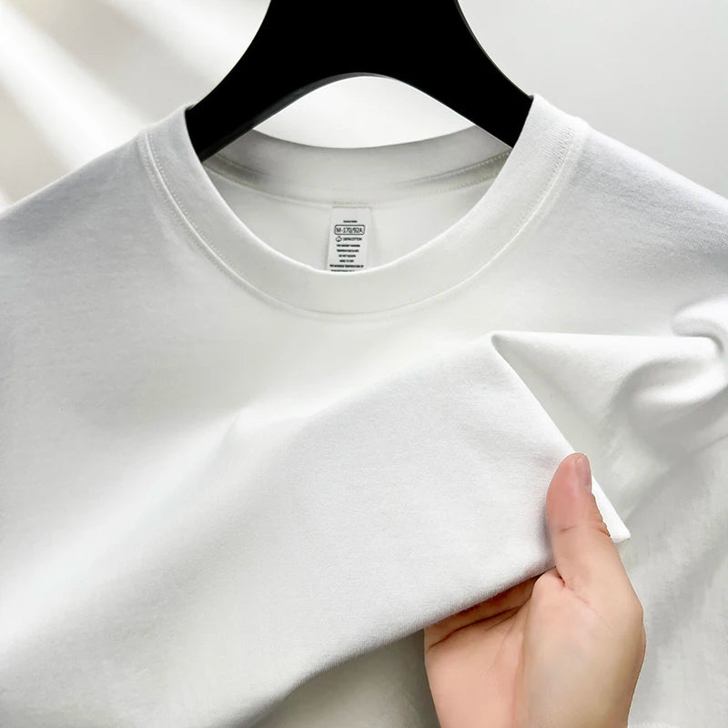 TrenddVibe™ Premium Cotton Casual Summer Tee – Loose Fit Unisex