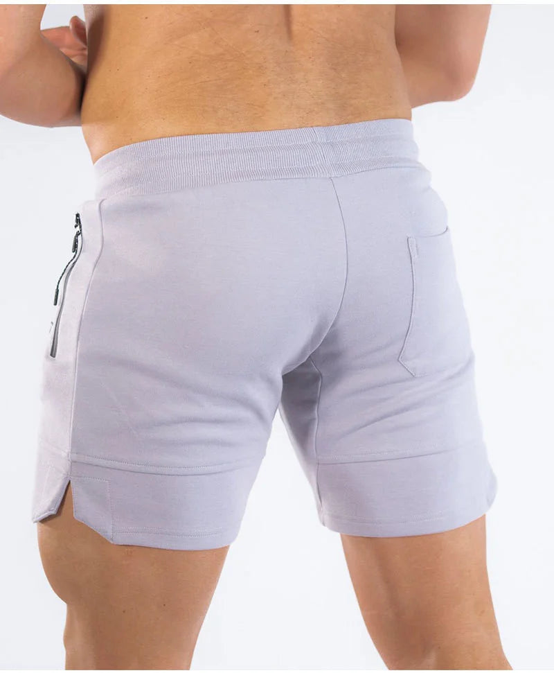 TrendVibe Men’s Mesh Athletic Workout Shorts – Breathable Fitness Joggers with Zip Pockets