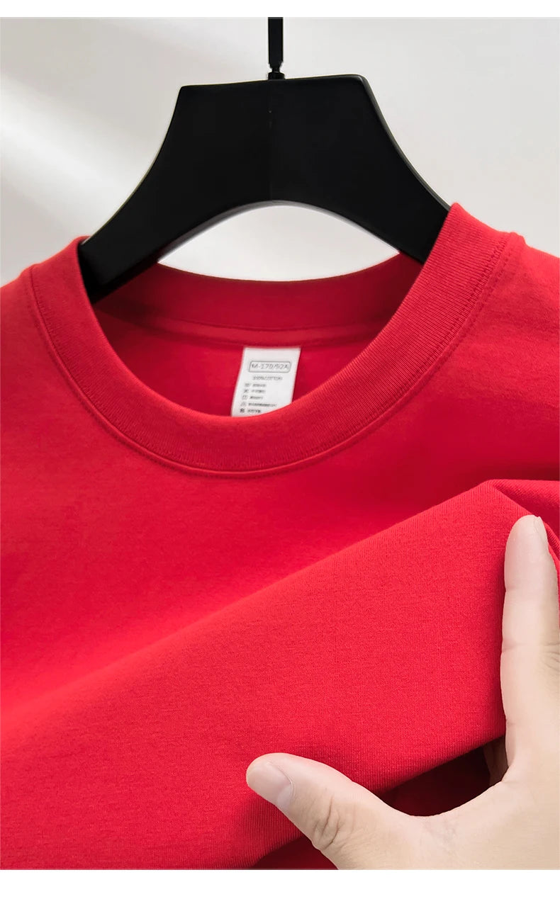 TrenddVibe™ Premium Cotton Casual Summer Tee – Loose Fit Unisex