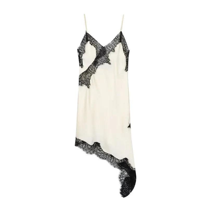 TrenddVibe™ Satin Siren Slip Dress