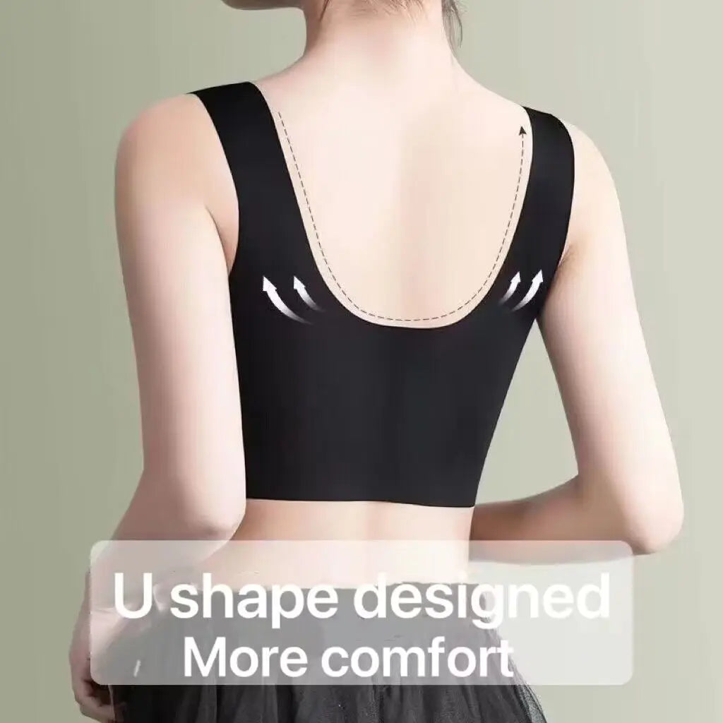 TrenddVibe™ Lace-Elegant Seamless Push-Up Bralette