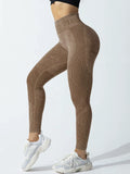 TrenddVibe™ Urban-Flex Letter-Waist Tights