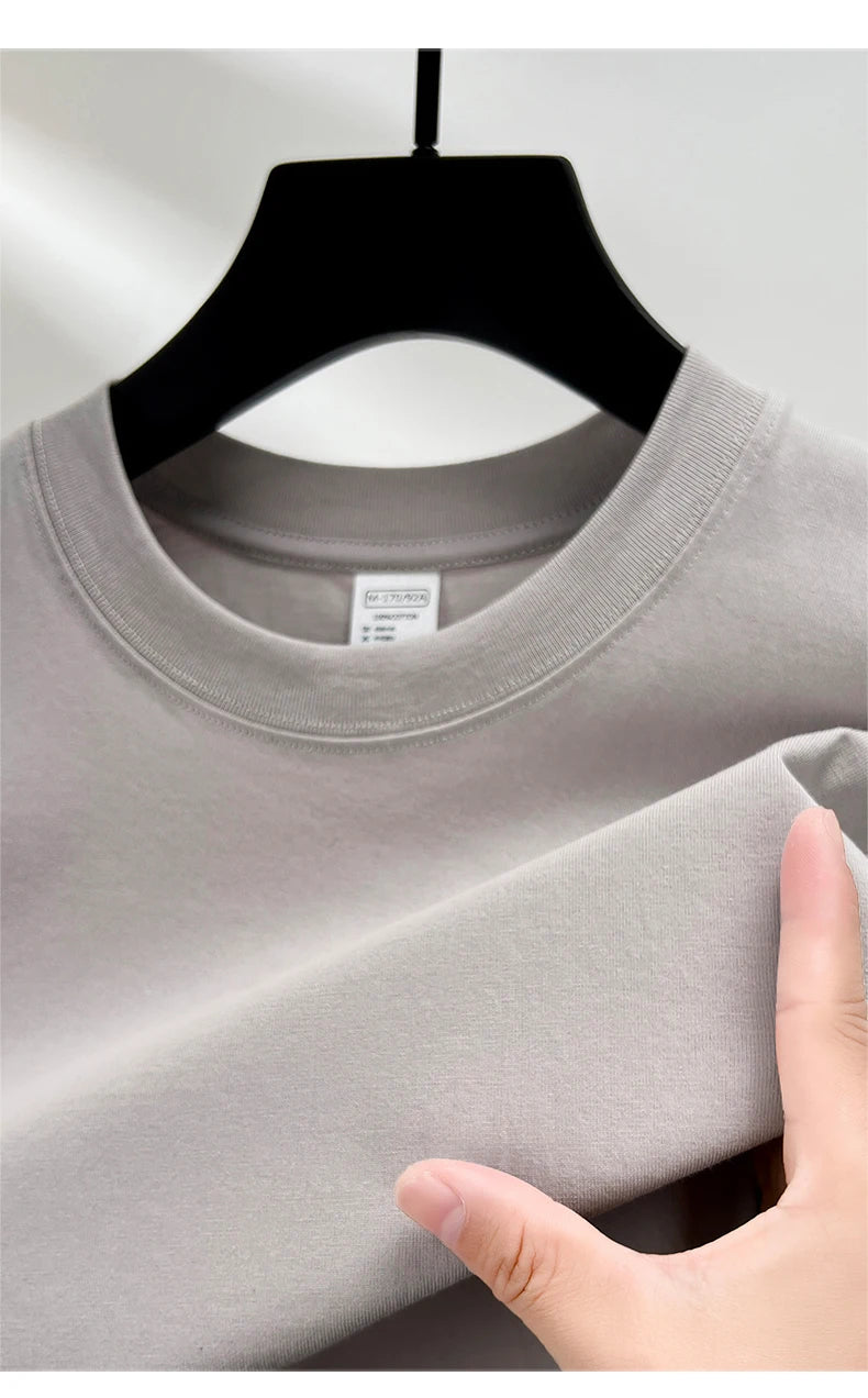 TrenddVibe™ Premium Cotton Casual Summer Tee – Loose Fit Unisex