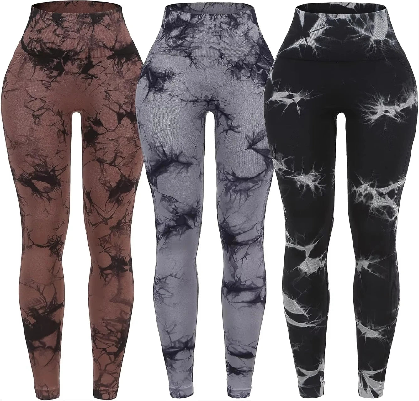 TrenddVibe™ Velocity Seamless High-Waist Tights