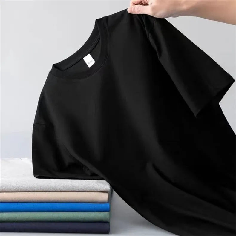 TrenddVibe™ Essential Oversize Cotton Tee – Premium Unisex Summer Top