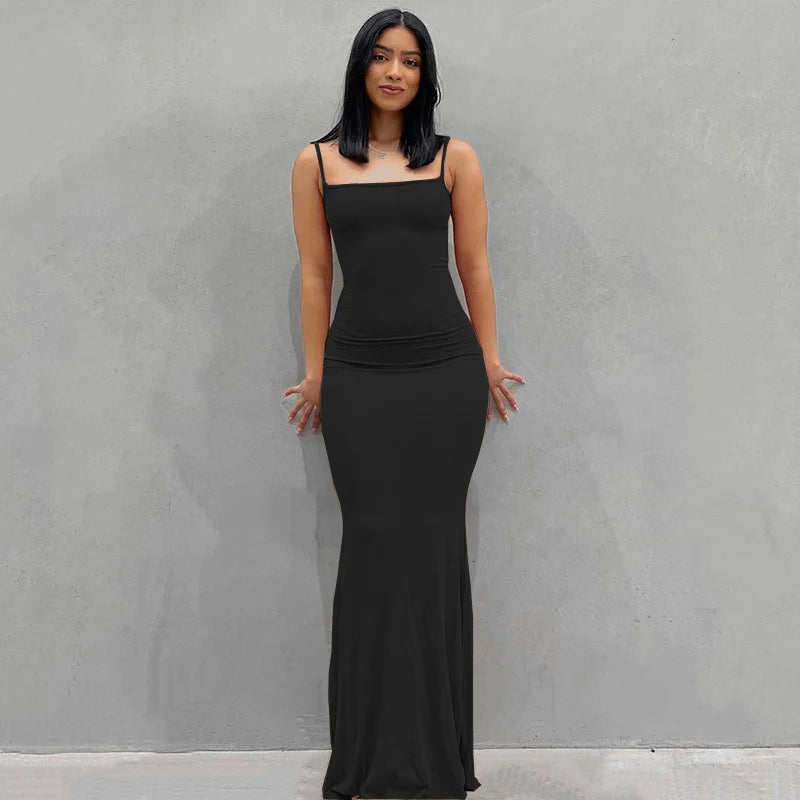 TrenddVibe™ Birthday Glam Fishtail Maxi