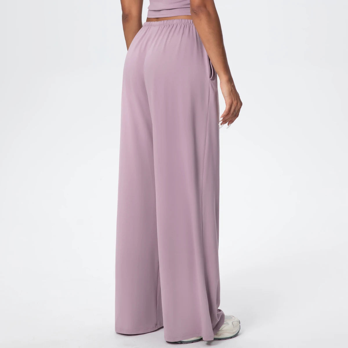 TrenddVibe™ CloudFlow Wide-Leg Yoga Pants