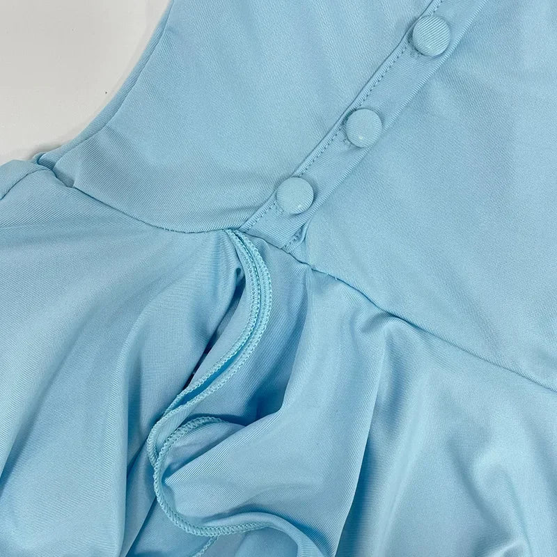 TrenddVibe™ Ruffle Romance Mini Dress