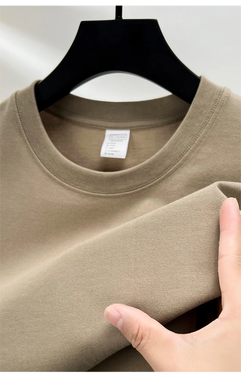 TrenddVibe™ Premium Cotton Casual Summer Tee – Loose Fit Unisex