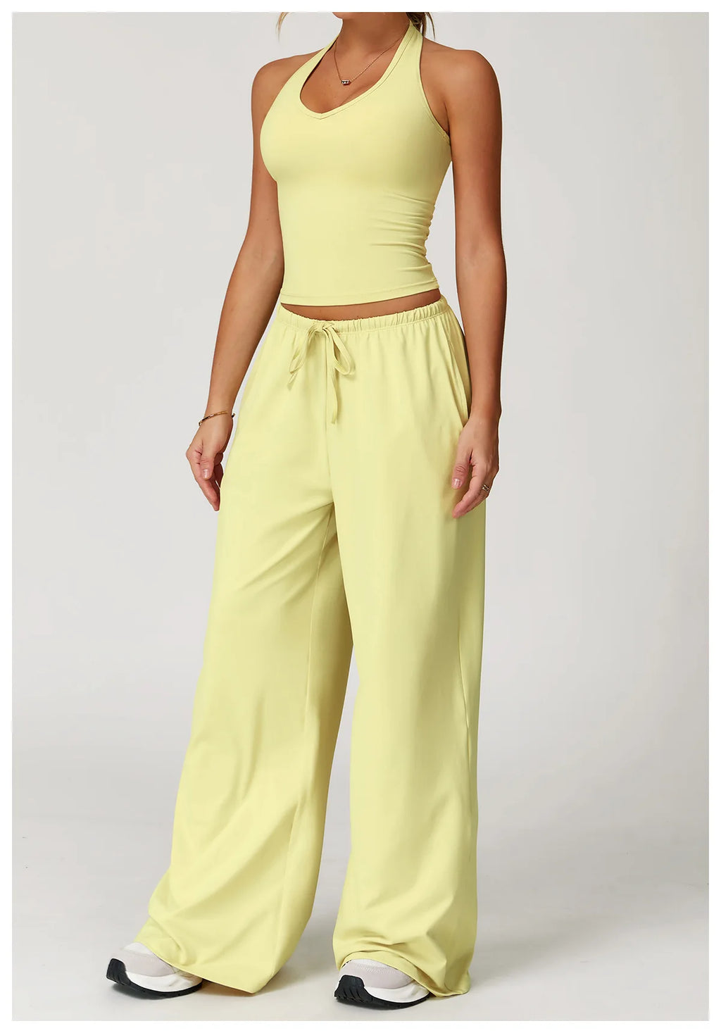 TrenddVibe™ FlowMotion Wide-Leg Sport Pants