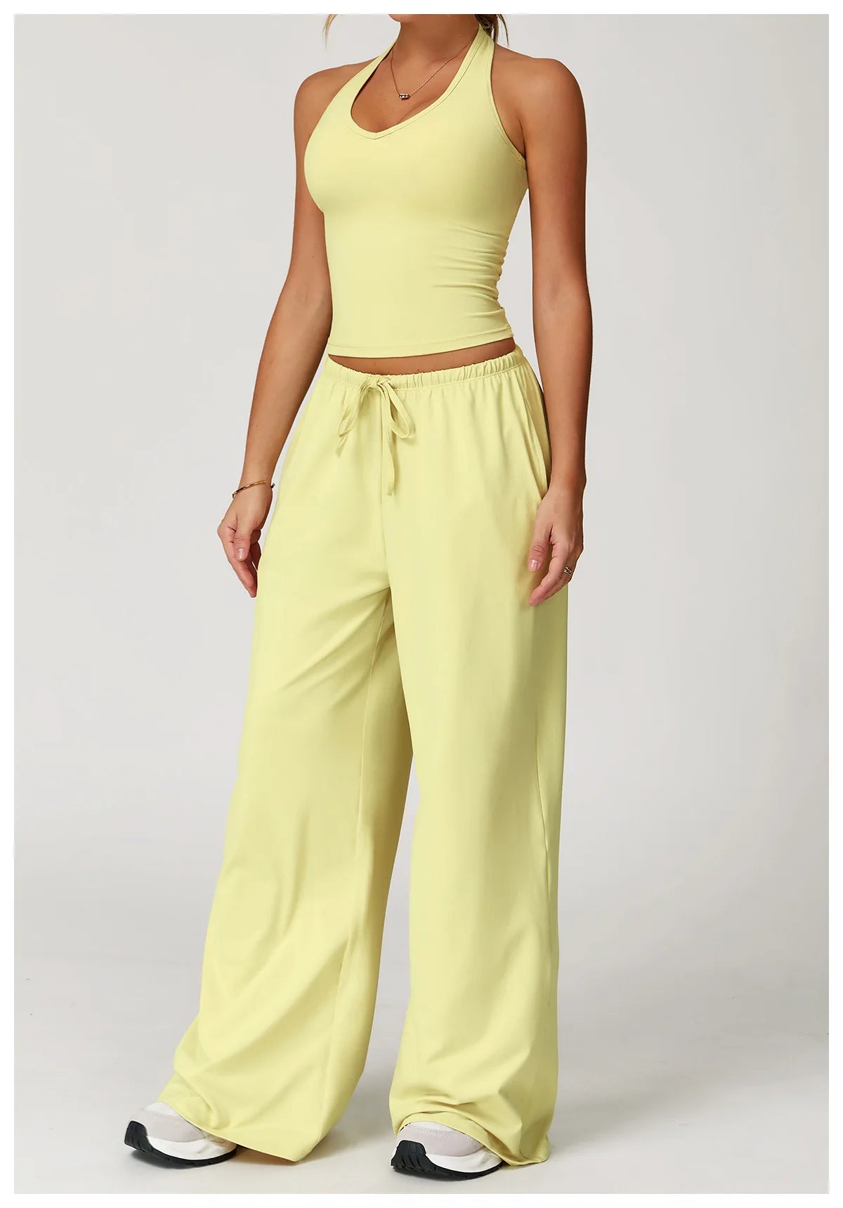 TrenddVibe™ FlowMotion Wide-Leg Sport Pants