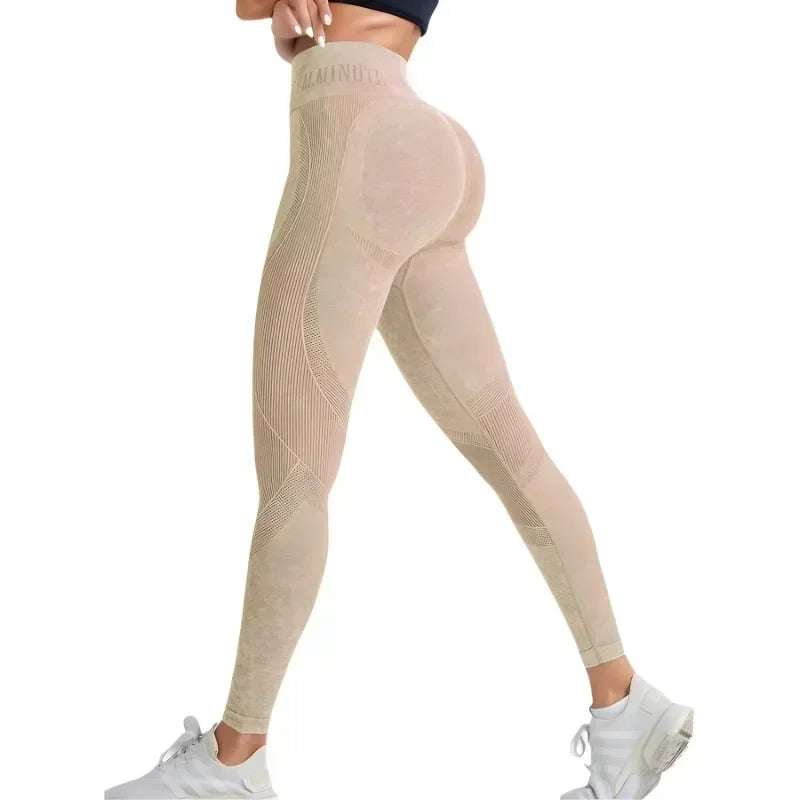 TrenddVibe™ Urban-Flex Letter-Waist Tights