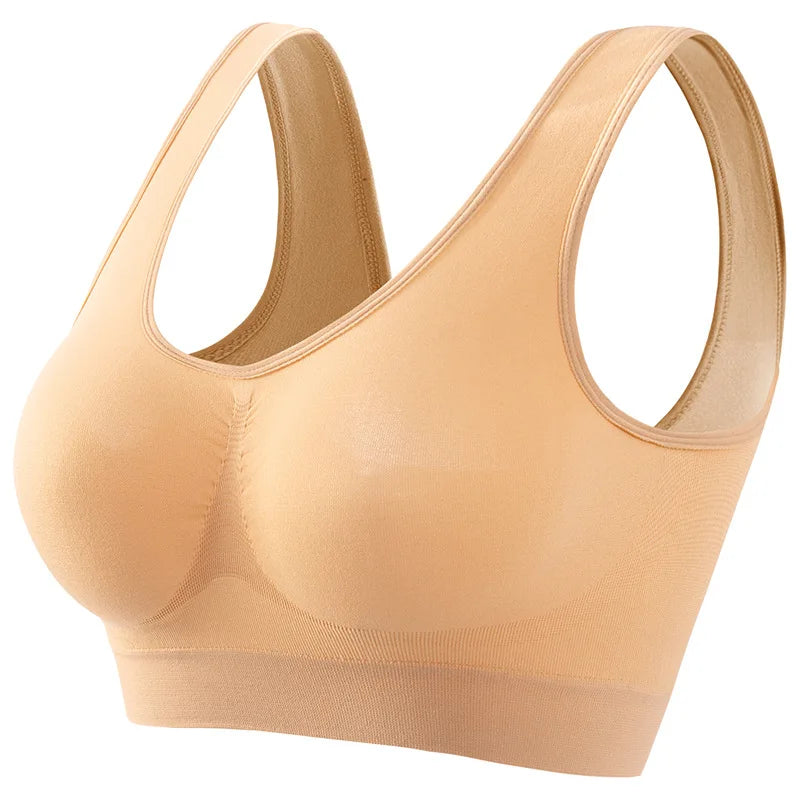 TrenddVibe™ Comfort-Flex Seamless Push-Up Bralette