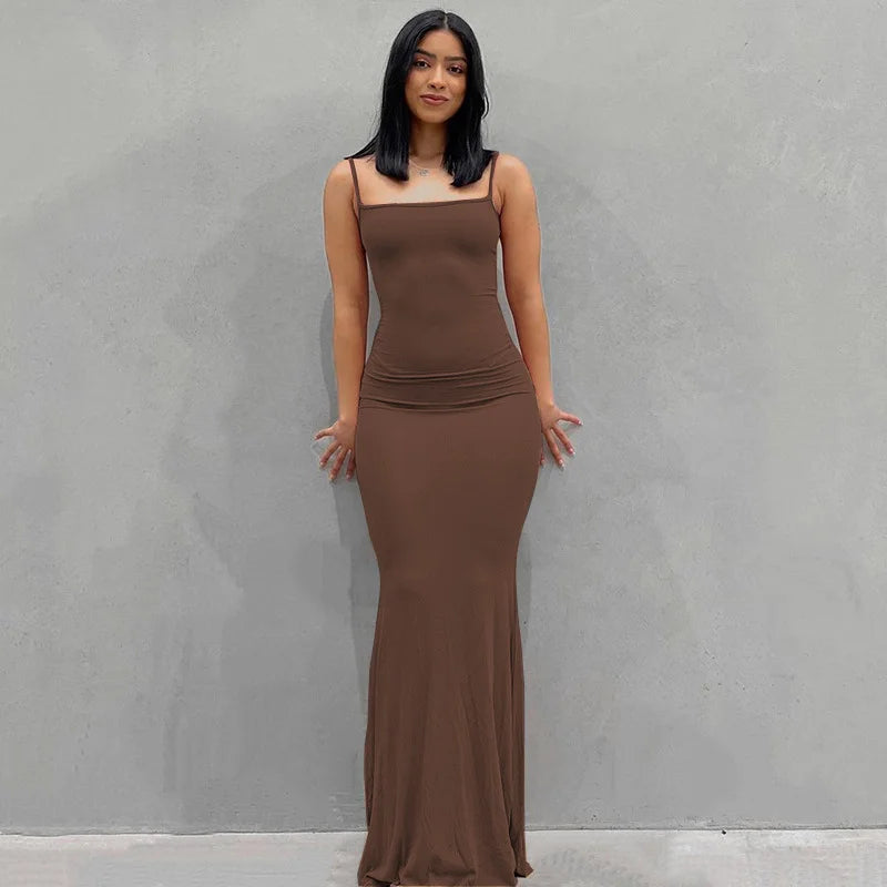 TrenddVibe™ Birthday Glam Fishtail Maxi