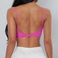 TrenddVibe™ Anfilia Spaghetti Strap Performance Bralette