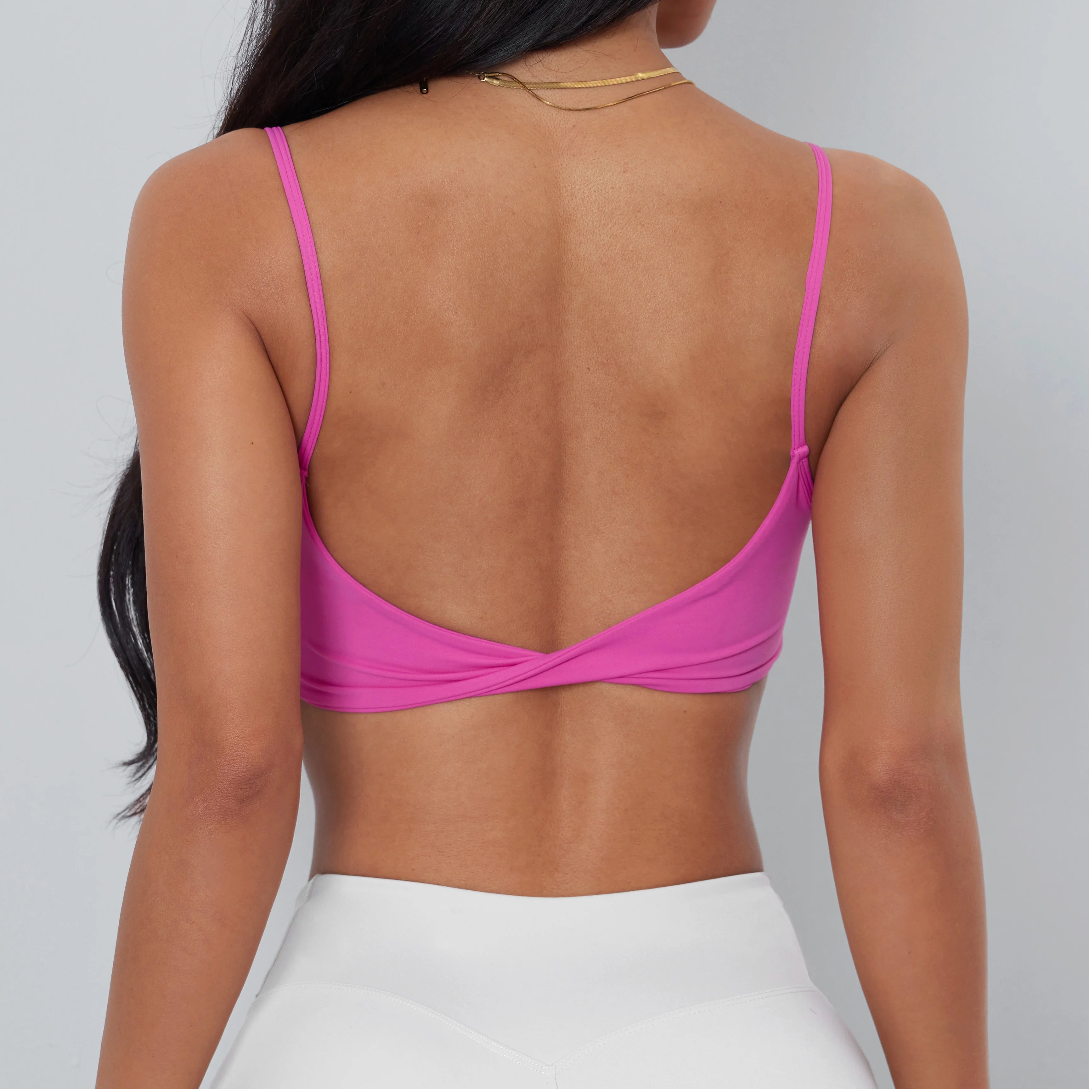 TrenddVibe™ Anfilia Spaghetti Strap Performance Bralette