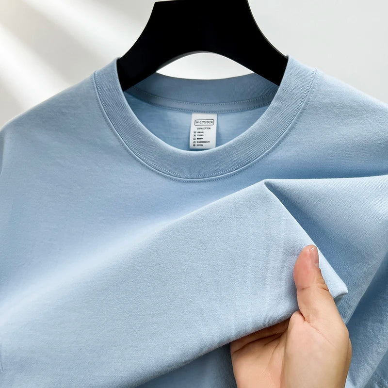 TrenddVibe™ Premium Cotton Casual Summer Tee – Loose Fit Unisex