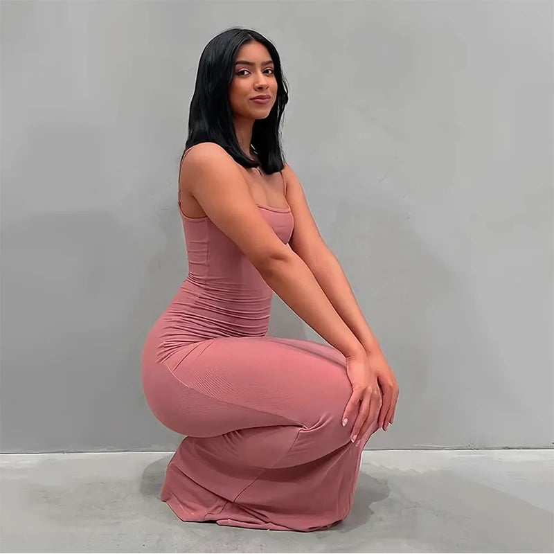 TrenddVibe™ Liquid Satin Slip Maxi
