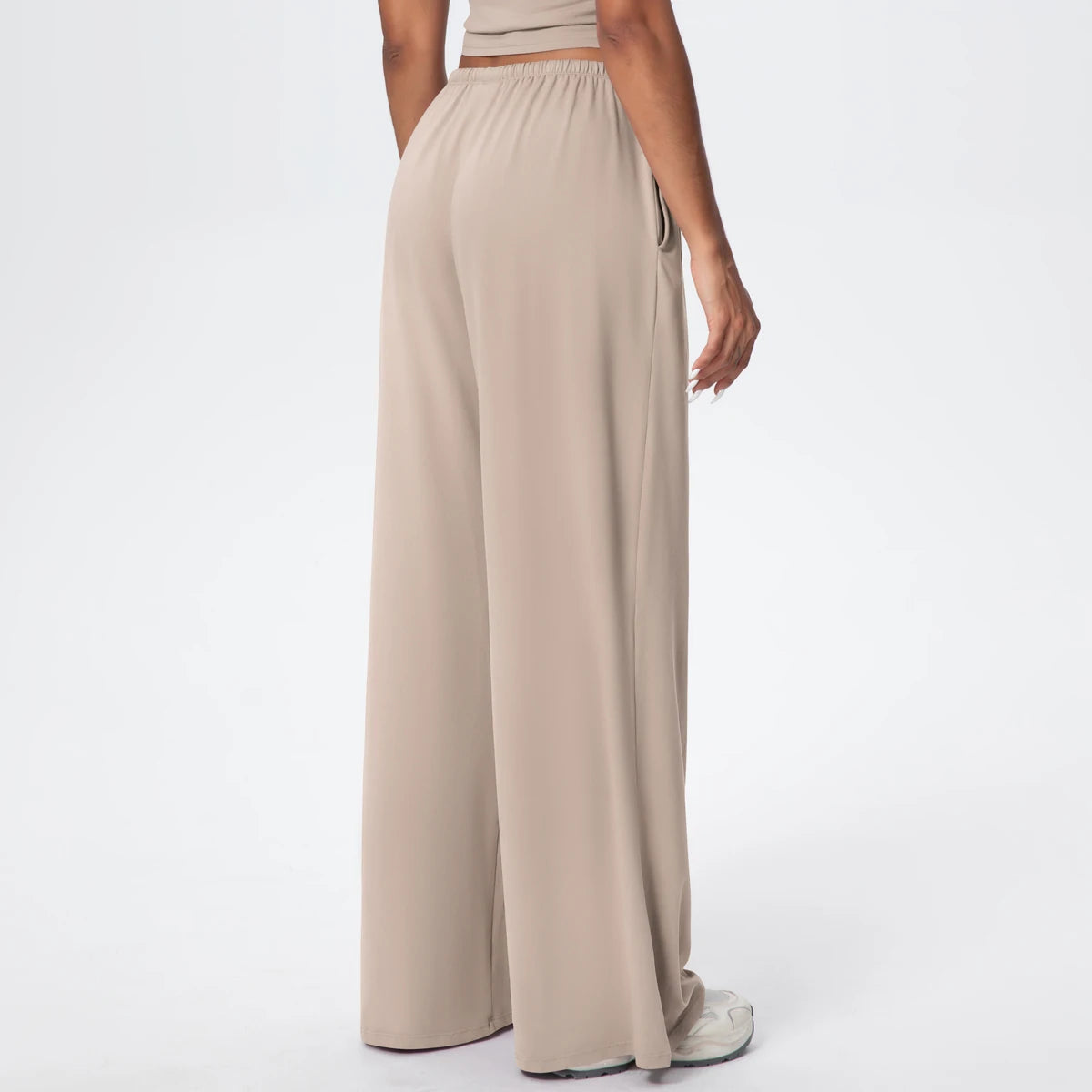TrenddVibe™ CloudFlow Wide-Leg Yoga Pants
